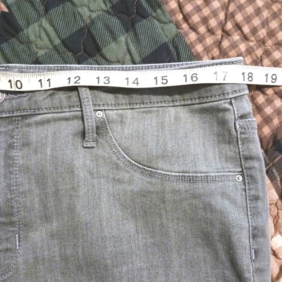 Mossimo Gray High Rise Jeggings Plus Size 16 - Picture 3 of 10